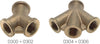 Verteiler/Wanddose NEUTRAL, Luftweiche, 2- / 3-fach