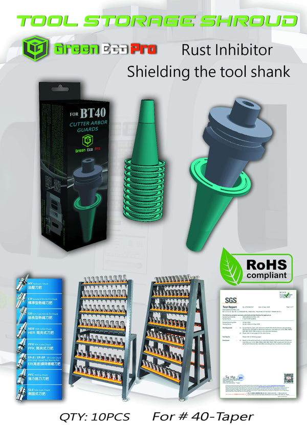 Werkzeugaufbewahrungs-Schutzkappe BT40 – Rostschutz für Werkzeugkegel