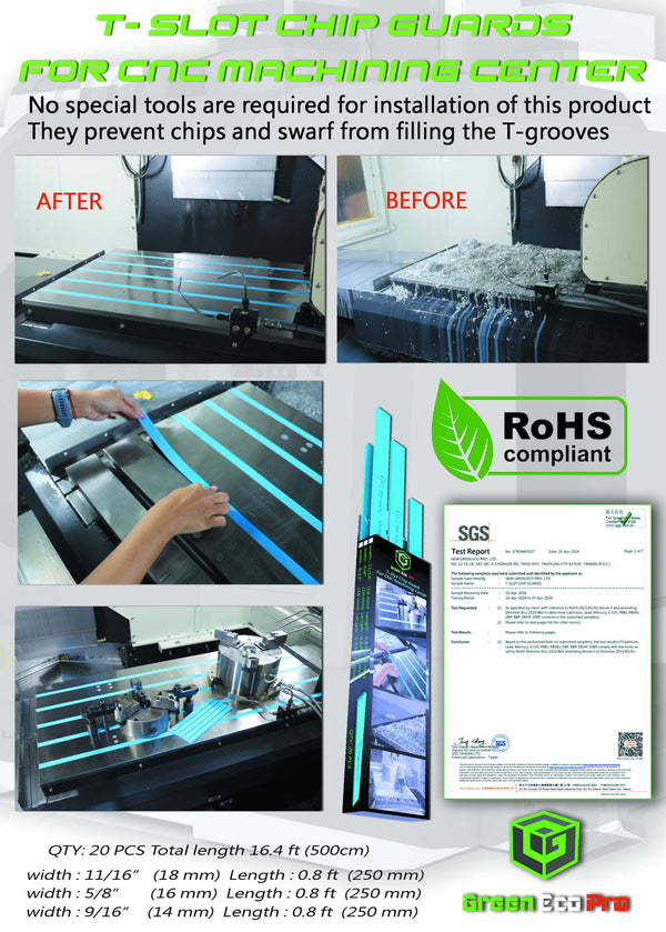 T-Nut-Spanabfuhrschutz-Set 14 / 16 / 18 mm