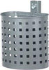 Abfallsammler NEUTRAL, Abfallbeh.20 l halbrund grau Quadratloch
