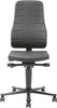 BIMOS, Bimos Arbeitsstuhl 9643-2000 All-In-One 2 Sitzhöhe 450-600 mm mit Rollen, PU schwarz