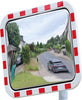 Verkehrsspiegel DANCOP,  Acryl eckig B600xH400 mm für Außen
