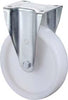 Bockrolle BS ROLLEN,  125mm N110.B10 Platte,Kst.weiß,RL N110.B10.127 BS ROLLEN