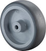Gummirad BS ROLLEN,  125mm A80.125 grau,Radkörper Kst.,GL BS ROLLEN