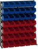 Norm-Regal-einseitig LA-KA-PE,  B1000xT250xH1273 mm 42 Kästen Gr.3 LA-KA-PE