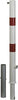 Absperrpfosten NEUTRAL, Absperrpf. Herausnehmbar D 60 mm m.Bodenh.Rot/ReflGAH Alberts