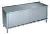NEUTRAL, Schiebetürenschr. m.Bord 1600x700x850 Edelstahl Chromonorm