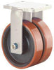 BS ROLLEN, Dopp-Bockr.100mm S110.C10Platte,Polyure Guss,KL S110.C10.100 BS ROLLEN