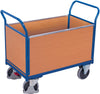Vierwandwagen VARIOFIT,  500 kg 1200 x 750 mm Holzwände VarioFit