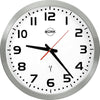 Quarzwanduhr BÜRK MOBATIME,  Ø 40 cm Stainless Steel