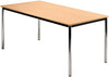 Konferenz- und Mehrzwecktische HAMMERBACHER, Bespr.-tisch 160 x 80 Buche/Chrom