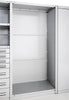 Rückwand META REGALBAU,  Meta-CLIP H2000xB1000 mm RAL7035 Vollblech