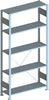 Steckregal META,  CLIP230GF 3000x1000x300 mm vzk META