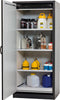 Schrank ASECOS,  Q-Classic-30 864x1947 1Tür 3FB,Grau