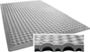 Arbeitsplatzmatte MILTEX,  YOGA FLEX Basic grau B90xT60 cm YOGA-FLEX