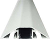 Kabelbrücke NEUTRAL,  Aluminium 5 Stk. A.B400xT80xH20 mm 1 Kammer H16xB18 mm lichtgrau