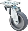Lenkrolle BS ROLLEN,  100mm,A300 Platte,Gummirad,GL A300.A80.100