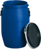 Weithalsfass NEUTRAL,  60 l blau D400xH640 mm Öffnung D325 mm 2 Tragegriffe