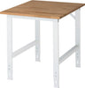 Arbeitstisch RAU,  Tom - Buche-Platte B750xT1000xH760-1 080mm Buche-Massiv-Platte