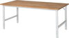 Arbeitstisch RAU,  Tom - Buche-Platte B2000xT1000xH760- 1080mm Buche-Massiv-Platte