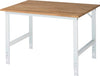 Arbeitstisch RAU,  Tom - Buche-Platte B1250xT1000xH760- 1080mm Buche-Massiv-Platte