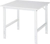 Arbeitstisch RAU,  Tom - Melamin-Platte B1000xT1000xH76 0-1080mm Melaminharz-Platte
