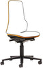 BIMOS, Bimos Arbeitsstuhl ESD Neon 2, orange Sitzhöhe 450-620 mm mit Rollen, ohne Polster