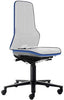 BIMOS, Bimos Arbeitsstuhl ESD Neon 2, blau Sitzhöhe 450-620 mm mit Rollen, ohne Polster