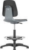 BIMOS, Bimos Arbeitsstuhl Labsit 3, PU anthrazit Sitzhöhe 520-770 mm