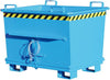 Klappbodenbehälter BAUER,  700 l B1200xT1040xT970 mm RAL5012 Tragkraft 1500kg Typ BKB 700
