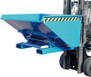 Kippbehälter BAUER,  EXPO 900 l B1570xT1260xH835 mm RAL5012 Tragkraft 1000kg