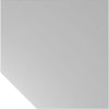Trapezeckplatte HAMMERBACHER,  1200x1200 mm lichtgrau