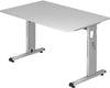 Schreibtisch HAMMERBACHER,  grau 120x80x72 cm