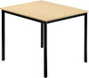 Besprechungstisch HAMMERBACHER,  80x80 Ahorn/schwarz