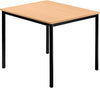 Besprechungstisch HAMMERBACHER,  80x80 Buche/Schwarz