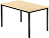Konferenz- und Mehrzwecktische HAMMERBACHER, Bespr.-tisch 1200 x 800 Ahorn/schwarz
