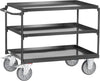 Tischwagen4830 FETRA,  400kg grau3 Wannen 850x500mm