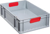 EuroBox PRECITOOL,  617,600x400x170mmGriffe geschl.,grau/rot