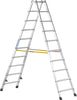 Stehleiter ZARGES,  Nova B 2x10 Stufen Leiterlänge 2,30 m Arbeitshöhe 3,65 m ZARGES