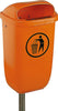 Papierkorb NEUTRAL,  50 l Kst. orange