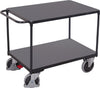 VARIOFIT, Schwerer Tischwagen mit 2 Ladeflächen RAL 7016 sw-500.504/AG