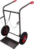 Stahlflaschenkarre VARIOFIT,  für 40 - 50 Ltr. RAL 7016 fk-1301/AG