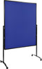 Moderationswand PRECITOOL,  PREMIUM plus klappbar Textil marineblau