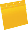 Dokumententasche DURABLE,  B297xH210 mm A4 quer gelb mit Drahtbügel VE 50 Stück