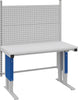Systemtisch OTTO KIND,  Multi4motion B1280xT700/765xH730-1330 Basic starter mit Aufbau Tischplatte Hartlaminat