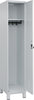 Garderobenschrank CP,  CLASSICB400xT500xH1950 mm RAL 7035/7035, 1 Abteil mit 100 mm hohen Füßen