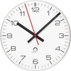 Funk-Wanduhr BÜRK MOBATIME,  D 300 mm arab. Zahlen Mobatime