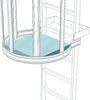 Zwischenplattform ZARGES,  520 x 550 mm ZARGES