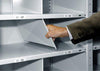 Stecktrennblech SCHULTE LAGERTECHNIK,  T600xH200 mm KH 40 mm für Fachboden 250-330kg verzinkt