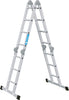 Vielzweckleiter ZARGES,  Multitec M 4-teilig, 2x3/2x4Sprossen